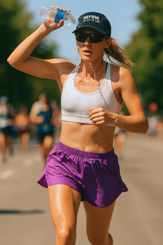 Runner Hot Marathon