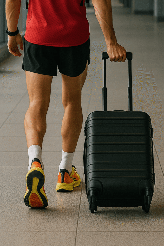 Travel marathon runner