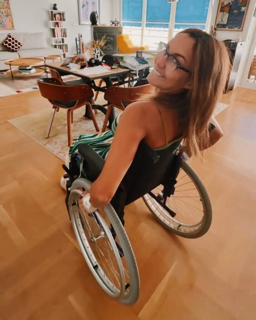 Carleth in Weelchair